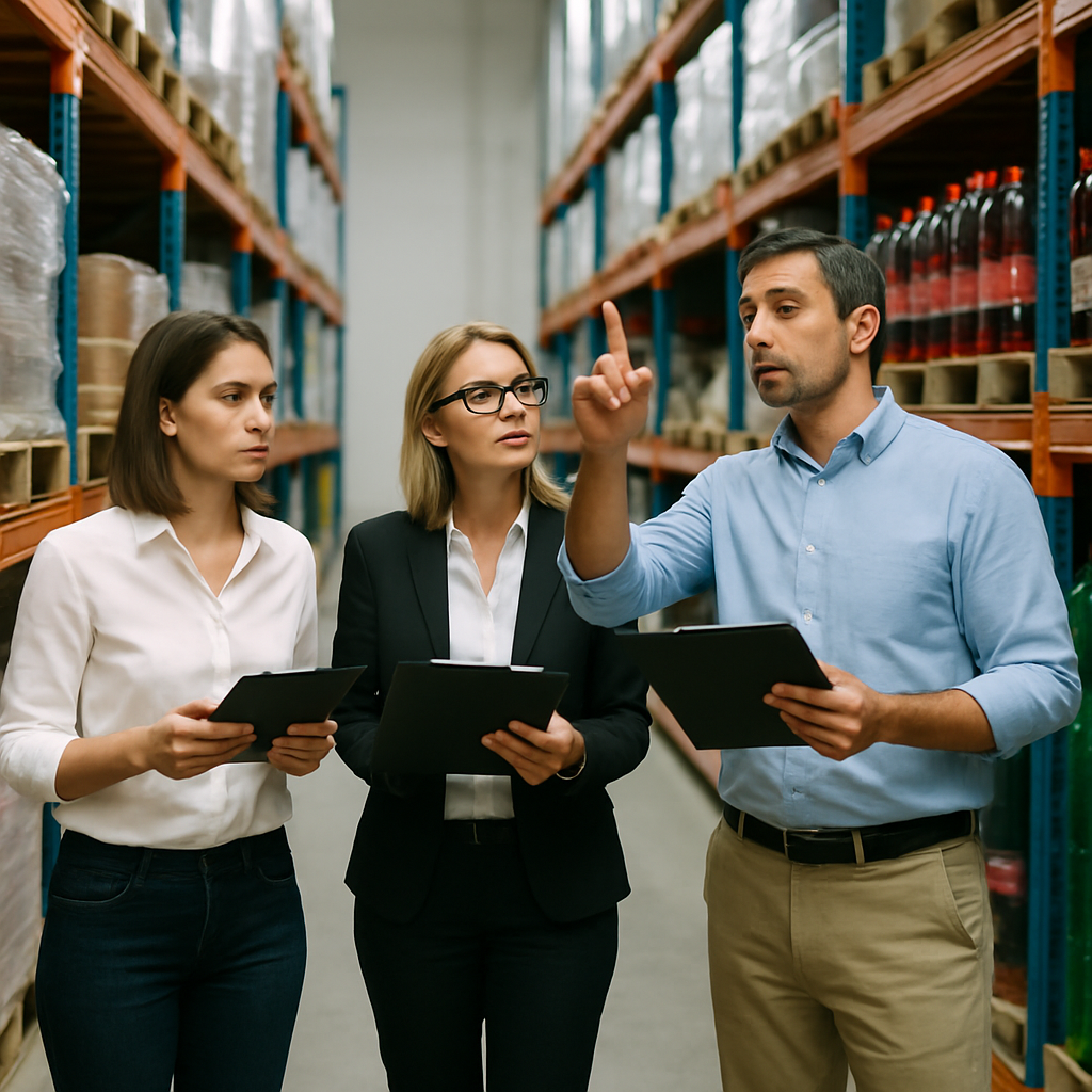 Stay audit-ready and on-time. A practical compliance guide for food & beverage DCs covering FSMA 21 CFR 117, SQF/BRCGS, OSHA floor safety, and cold-chain KPIs.